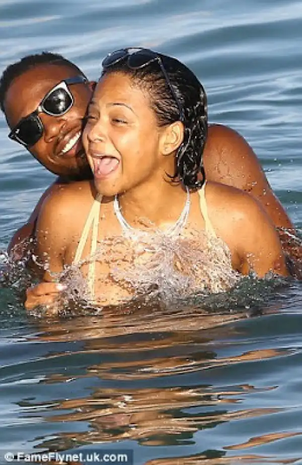 Christina Milan Puts Her Hot Body On Dispaly In The Beach 